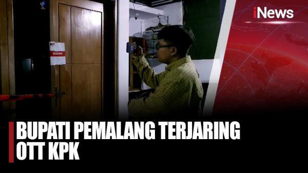 Bupati Pemalang Anom Widiyantoro Kenakan Rompi Oranye usai OTT KPK, Sampaikan Permintaan Maaf