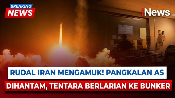 Detik-Detik Mencekam! Rudal Iran Hantam Pangkalan AS di Yordania, Tentara Berlarian Masuk Bunker