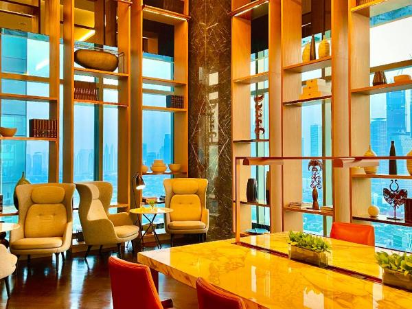 Sudut di ATELIER23 Salah satu sudut di restoran ATELIER23 Park Hyatt Jakarta. (Foto: Niko Prayoga)