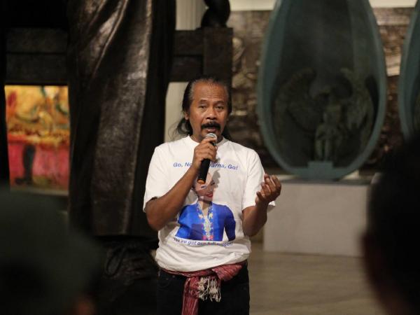 Pelukis Nasirun Pelukis Nasirun meninggal dunia akibat henti jantung. (Foto: Instagram)