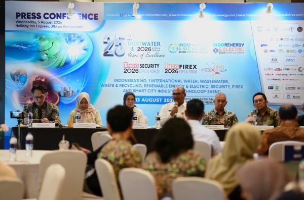 Acara Indo Water 2026 Acara Indo Water 2026 yang diselenggarakan di JIExpo Kemayoran, Jakarta. (Foto: Istimewa)