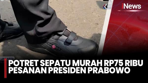 Berbahan Karet dan Ringan, BRIN Pamer Sepatu Murah Rp75 Ribu Pesanan Presiden Prabowo