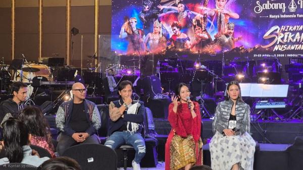 iForte Penyanyi dan Pemeran Para penyanyi dan pemeran yang terlibat dalam Pagelaran Sabang Merauke 2026. (Foto: dok iNews Media Group/Agustina Wulandari)