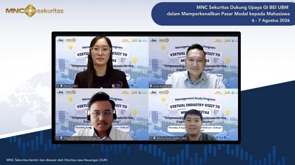 MNC Sekuritas Dukung Upaya GI BEI UBM dalam Memperkenalkan Pasar Modal kepada Mahasiswa