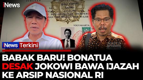 Bonatua Tantang Jokowi Uji Ijazah di ANRI: Jangan Cuma Ditunjukkan!