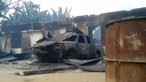 Sengketa Lahan Memanas, Mess Karyawan dan Fasilitas PT BSA di Lampung Tengah Dibakar