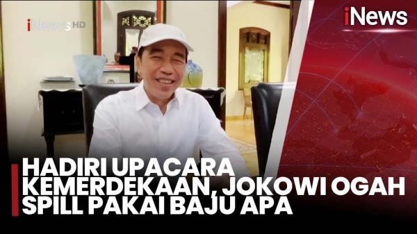 Jokowi Pastikan Hadir 17 Agustus di Istana, Ditanya Pakai Baju Apa Jawab Begini