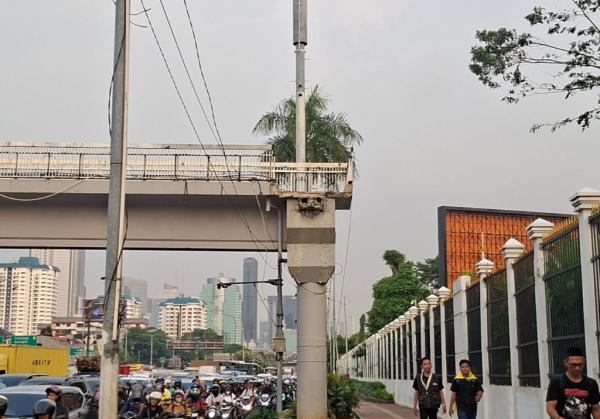 Heboh JPO Depan DPR Tak Punya Tangga, Pramono: Dulu yang Bangun PUPR