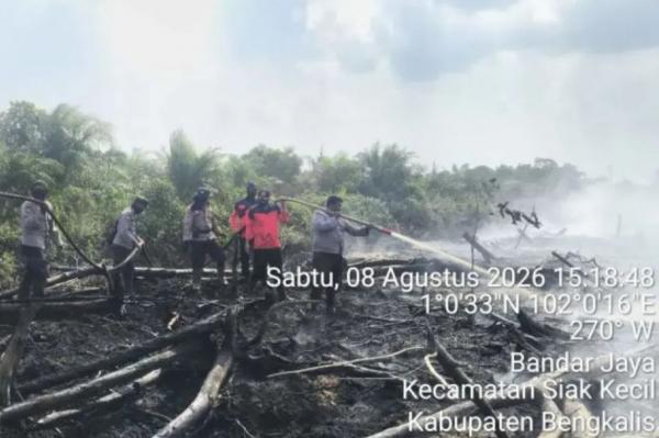 Penindakan Karhutla di Bengkalis, Polda Riau Tetapkan 2 Tersangka