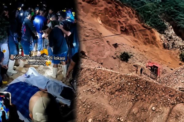 Detik-Detik Longsor Tambang Emas Ilegal di Pohuwato Timbun Pekerja, 6 Korban Dievakuasi