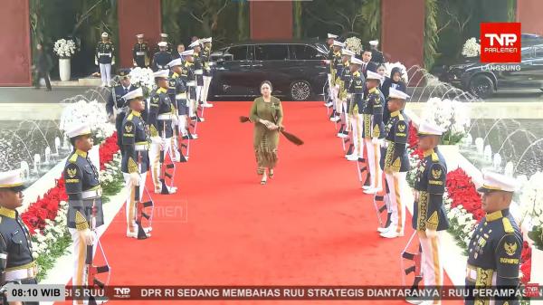 Puan Maharani di Sidang Tahunan MPR 2026 Puan Maharani di Sidang Tahunan MPR 2026. (Foto: Youtube)
