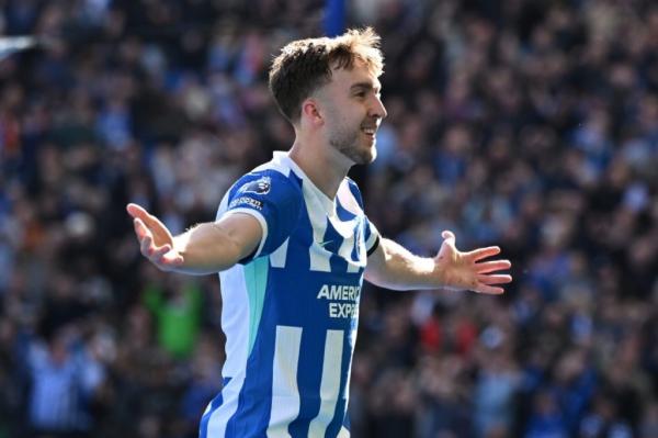 Jack Hinshelwood Gelandang Brighton and Hove Albion, Jack Hinshelwood. (Foto: Sky Sports)
