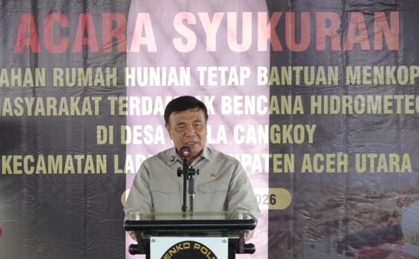 Menko Polkam Ingatkan Hormati Simbol Negara, Jaga Perdamaian Papua dan Kondusivitas Aceh