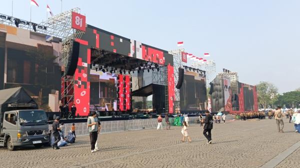 Monas Disulap jadi Panggung Pesta Rakyat jelang HUT ke-81 RI, Ini Penampakannya