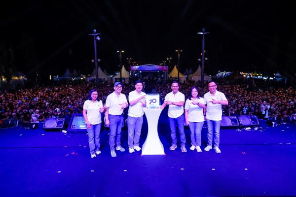 Peluncuran logo HUT ke-70 tahun AstrA Peluncuran logo HUT ke-70 tahun Astra. (Foto: dok Astra)