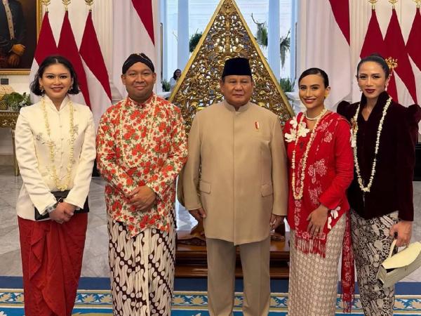 Pancatera saat hadir di Istana Merdeka Pancatera saat hadir di Istana Merdeka saat HUT ke-81 RI. (Foto: Instagram)