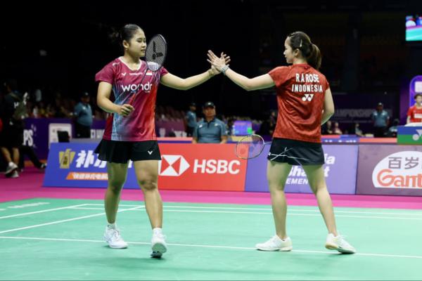 Rachel/Febi Tembus Perempat Final Kejuaraan Dunia BWF 2026 usai Lawan Mundur, Berikutnya Lawan Duo China