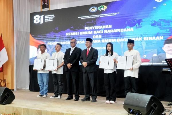 Momen HUT Kemerdekaan RI, 20.500 Narapidana se-Jabar Dapat Remisi