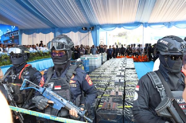 BNN Gagalkan Penyelundupan 2,6 Ton Sabu Cair untuk Vape di Kepri, Selamatkan 14,1 Juta Jiwa