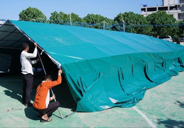 1000462483 Kemenag membangun 72 ruang belajar sementara bagi madrasah terdampak gempa Flores NTT. (Foto: ist)