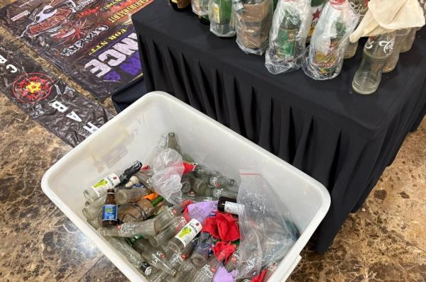 Barang Bukti Botol Kaca
