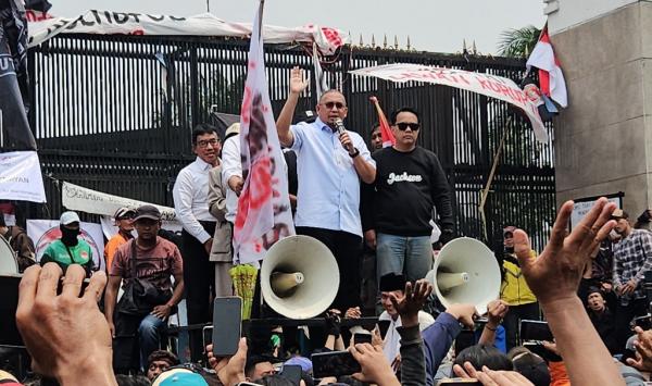 Momen Andre Rosiade Temui Pedemo, Sebut Pimpinan DPR bakal Mundur jika RUU Perampasan Aset Batal Disahkan