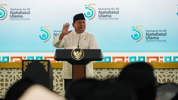 Prabowo Tegaskan Tak Mengatur Muktamar ke-35 NU di Jombang