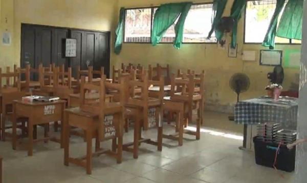 Sekolah Diliburkan Siswa sekolah TK hingga SMP di Kota Palangka Raya diliburkan imbas kabut asap karhutla yang semakin meluas. (Foto: iNews TV)