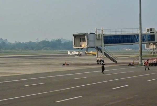 Dikepung Kabut Asap Karhutla, Penerbangan Rute Jakarta dan Balikpapan ke Tarakan Dialihkan