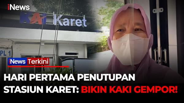Stasiun Karet Tutup Mulai Hari Ini, Penumpang Mengeluh Harus Jalan 500 Meter ke BNI City