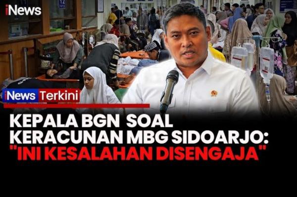 Kepala BGN Geram! Ratusan Kasus Keracunan MBG Sidoarjo Terungkap, Ini Penyebabnya