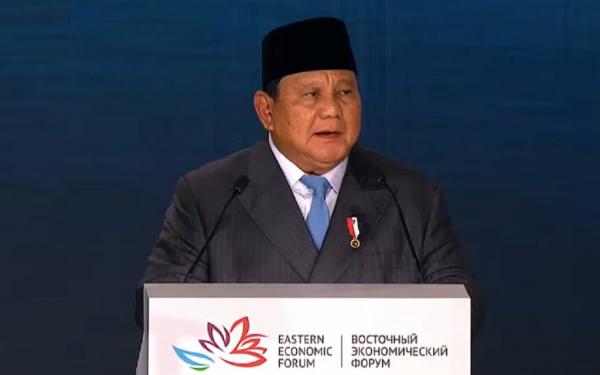 Prabowo Pidato di Forum EEF 2026 Vladivostok: Samudra Pasifik Hubungkan Indonesia-Rusia