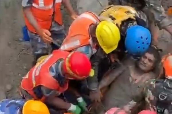 Keajaiban Banjir Nepal, 2 Pekerja PLTA Selamat Setelah 9 Hari Terjebak di Terowongan
