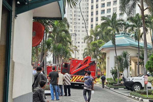 Detik-Detik Kebakaran Apartemen di Tanah Abang, Terdengar Teriakan Minta Tolong