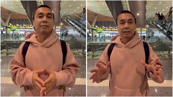Menegangkan! Pesawat Raditya Dika Putar Balik ke Qatar gegara Erupsi Anak Krakatau