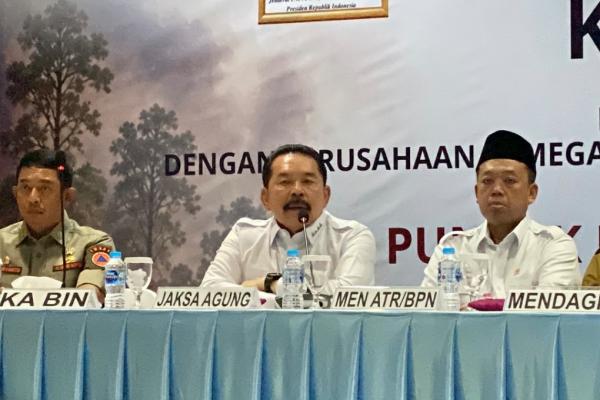Jaksa Agung Siapkan 3 Instrumen Jerat Perusahaan Pembakar Hutan, Apa Saja?
