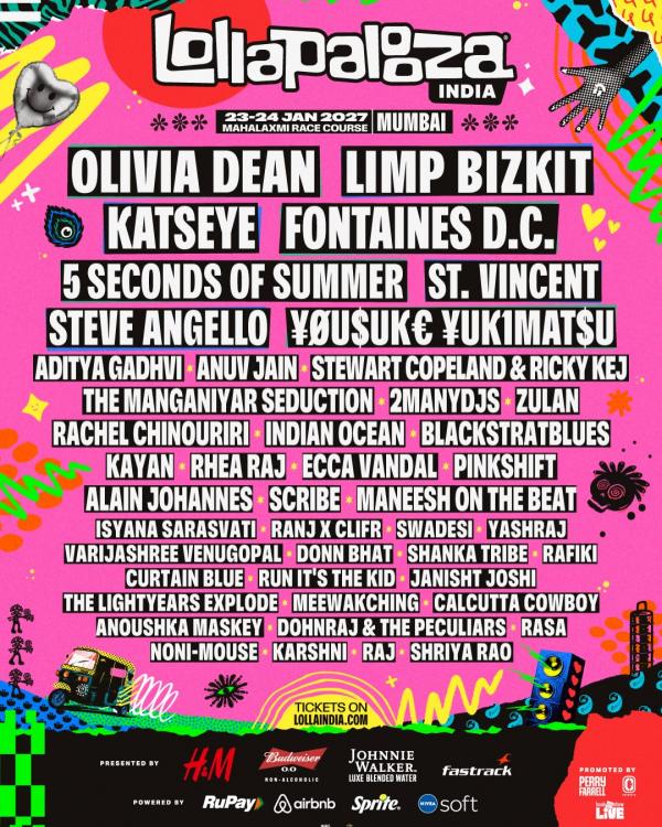 Isyana Sarasvati akan tampil di Lollapalooza Isyana Sarasvati akan tampil di Lollapalooza 2027 di India. (Foto: Instagram)