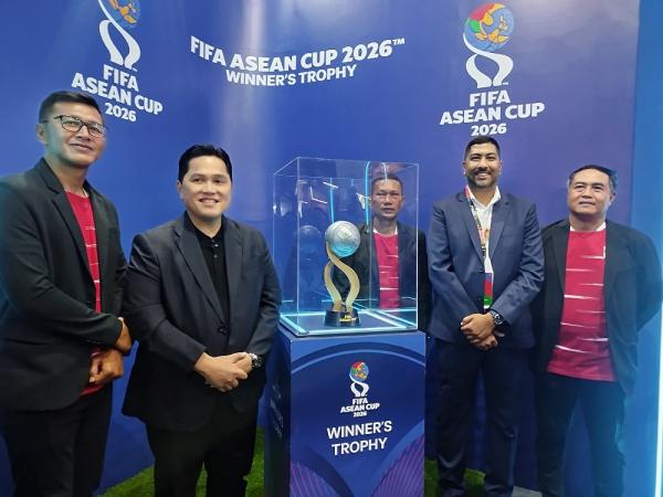 Trofi FIFA ASEAN Cup 2026 Dipamerkan di Jakarta, Begini Penampakannya