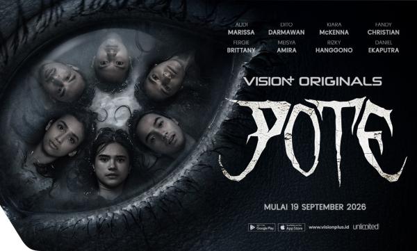 VISION+ Rilis Official Poster POTE, Hadirkan Teror Misterius dan Pesan Jangan Lihat