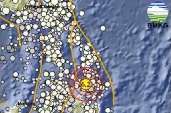 Gempa Besar Magnitudo 6,2 Guncang Pulau Doi Maluku Utara, Tidak Berpotensi Tsunami