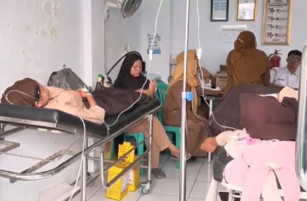 30 Siswa SMP di Kuningan Dilarikan ke Puskesmas, Diduga Keracunan MBG