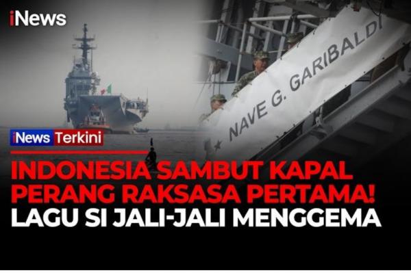 Kapal Induk Pertama RI Akhirnya Bersandar di Tanjung Priok