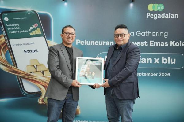 Makin Mudah Investasi Emas, Pegadaian Gandeng blu Lewat bluInvest Emas dengan Modal Rp10 Ribu