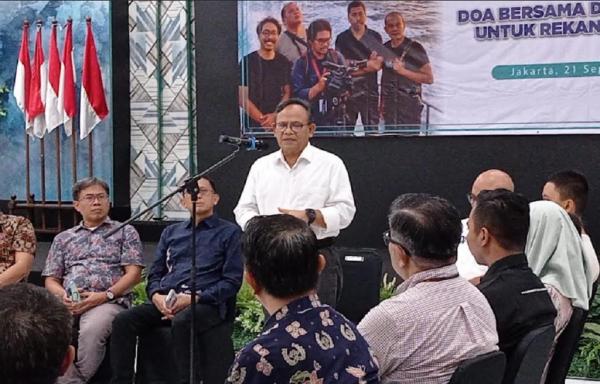 Dewan Pers Gelar Doa Bersama untuk Jurnalis iNews dan 4 Wartawan yang Hilang di Selat Sunda