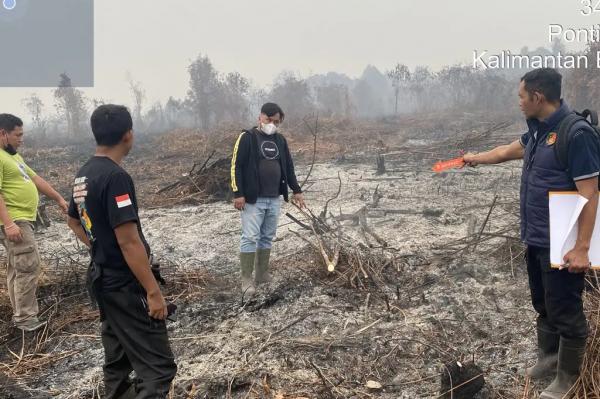 Viral Dugaan Pembakaran Lahan Libatkan Oknum Anggota DPRD Mempawah, Polisi Bergerak