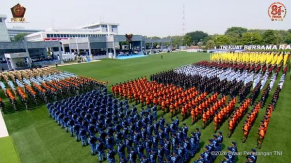 HUT ke-81 TNI 2 Peringatan HUT ke-81 TNI. (Foto: Istimewa)
