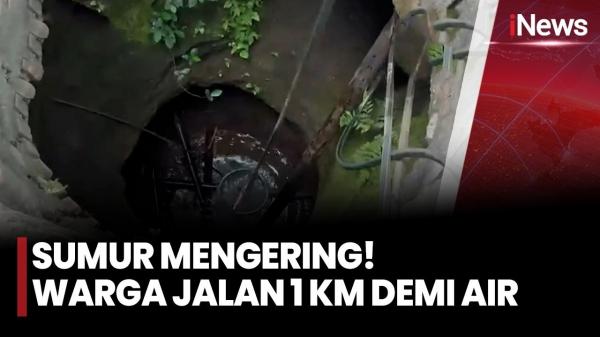 Sumur Kering, Warga di Kabupaten Bandung Harus Jalan Kaki 1 Km Demi Dapat Air Bersih