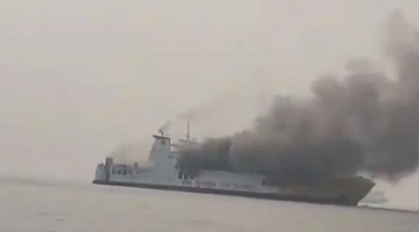 KMP Batu Mandi Terbakar di Pelabuhan Merak, Polisi Selidiki Penyebabnya