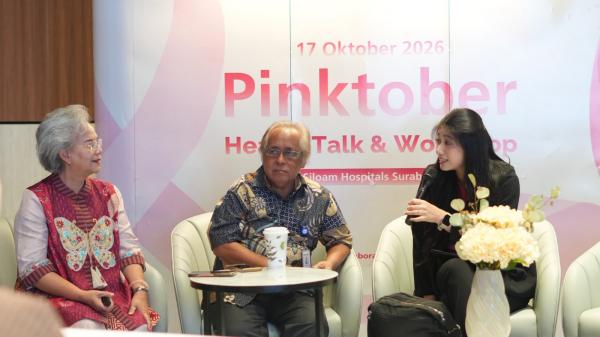 Diskusi kaker payudara Diskusi kaker payudara. (Foto: Istimewa)