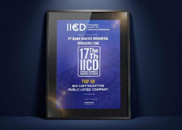 BRI kembali meraih penghargaan dalam The 17th IICD CG Conference and Award 2026. (Foto: ist)